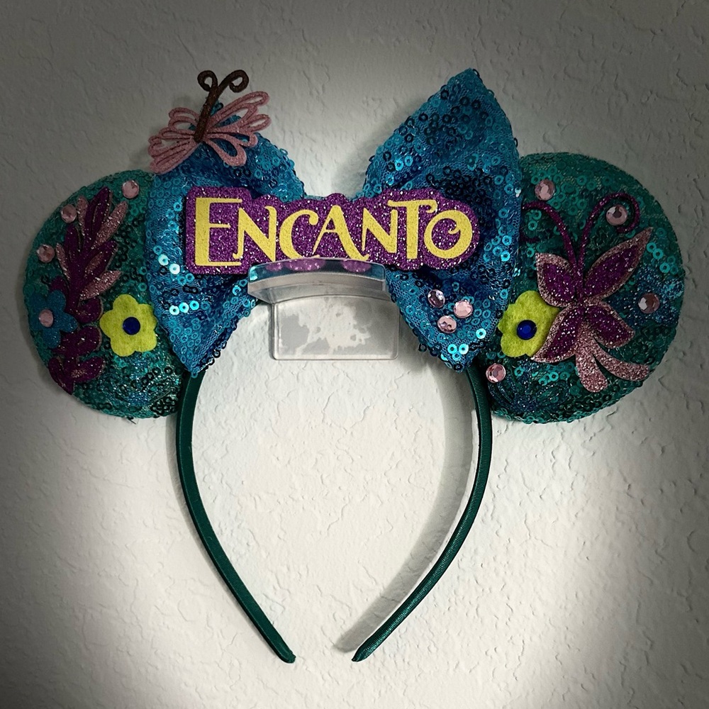 Encanto Sequin Headband - Blue and Purple